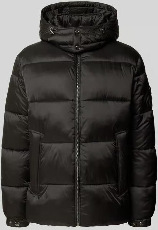 JOOP! COLLECTION Regular Fit gewatteerd jack met capuchonkraag