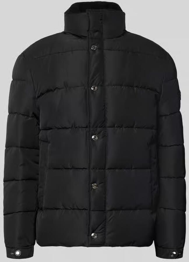 JOOP! COLLECTION Regular fit gewatteerd jack met logodetail model 'Newton'