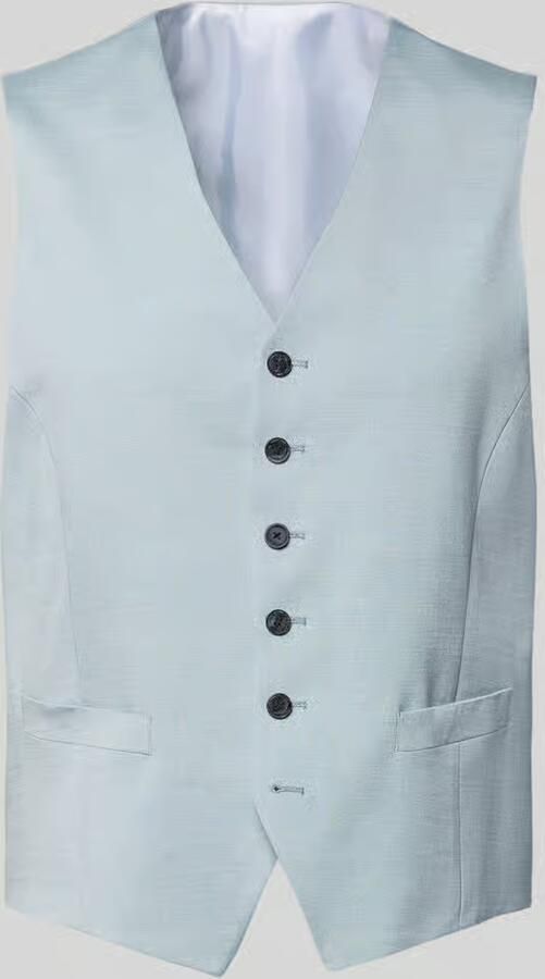 JOOP! Collection Regular fit gilet van viscosemix met V-hals - Foto 2