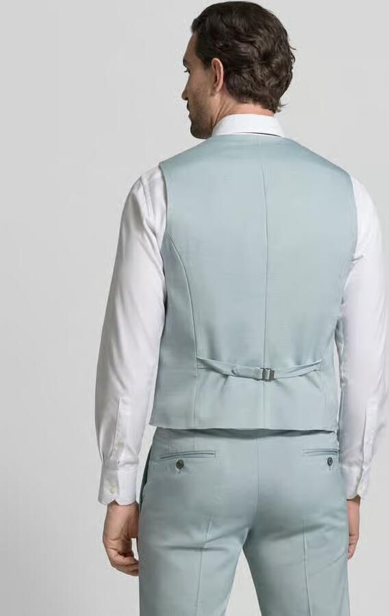 JOOP! COLLECTION Regular Fit gilet van viscosemix met V-hals - Foto 3