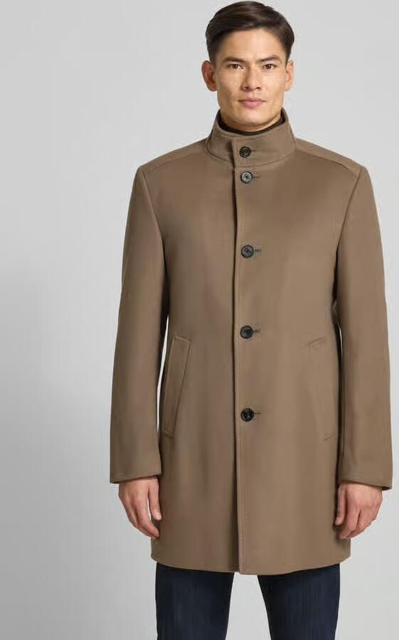 JOOP! Collection Regular fit lange jas van scheerwolmix met kasjmier model 'MARON' - Foto 2