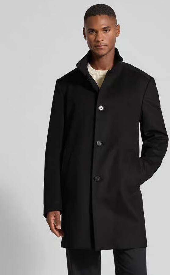 JOOP! Collection Regular fit lange jas van scheerwolmix met kasjmier model 'MARON' - Foto 2