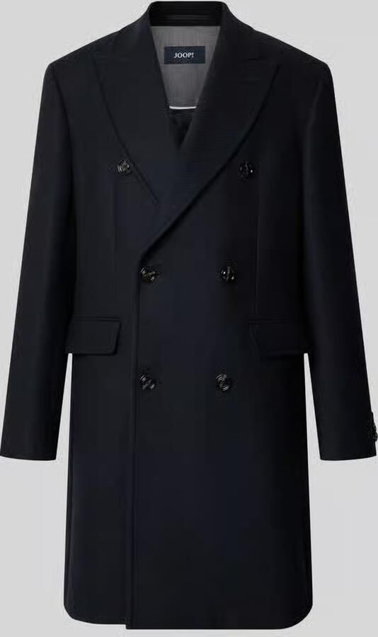 JOOP! COLLECTION Regular fit lange jas van wolmix model 'Richborne'