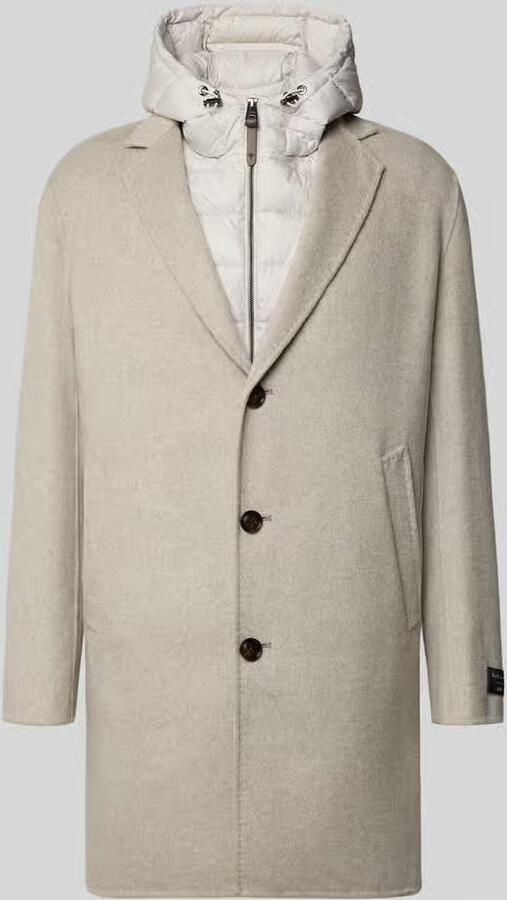 JOOP! COLLECTION Regular fit lange jas van wolmix met kasjmier-aandeel model 'Daviot'