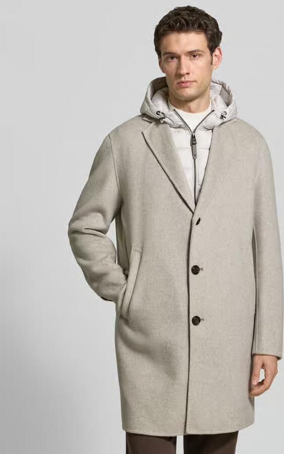 JOOP! COLLECTION Regular fit lange jas van wolmix met kasjmier-aandeel model 'Daviot' - Foto 2