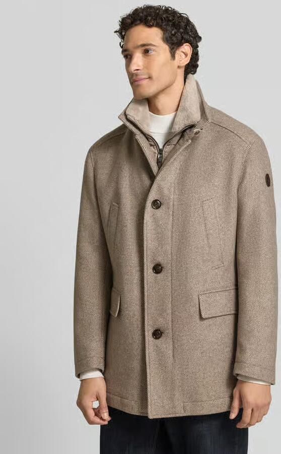 JOOP! COLLECTION Regular fit lange jas van wolmix model 'Gary' - Foto 3