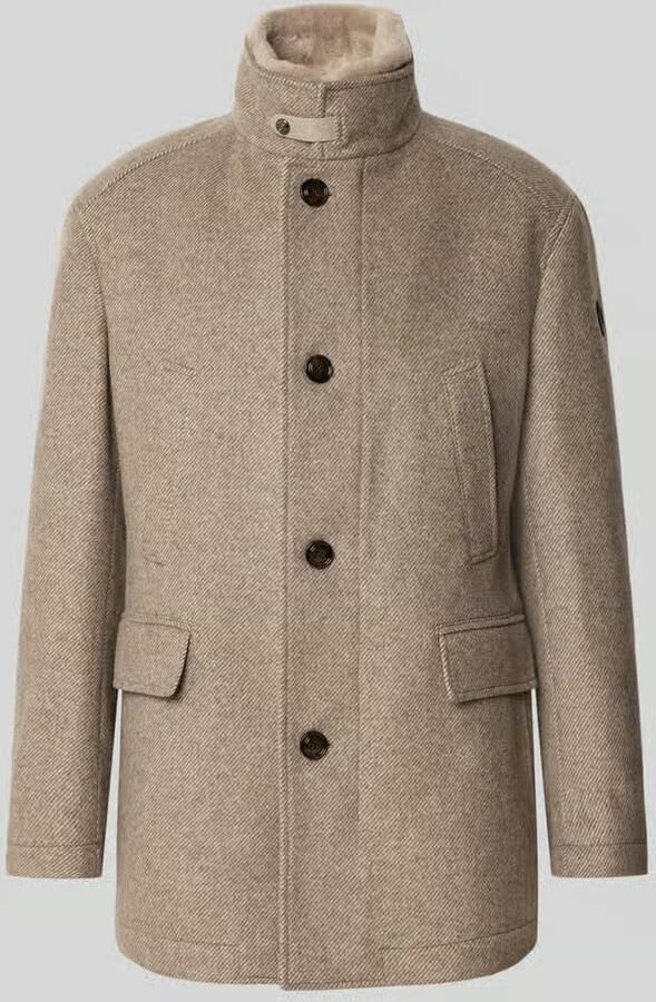 JOOP! COLLECTION Regular fit lange jas van wolmix model 'Gary'