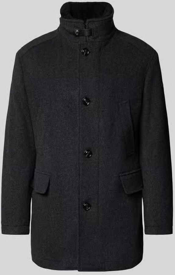 JOOP! COLLECTION Regular fit lange jas van wolmix model 'Gary'