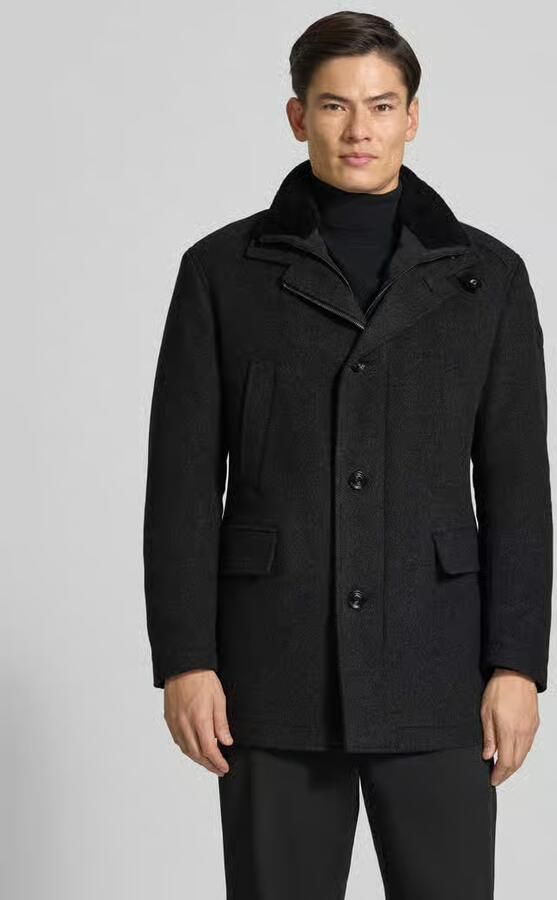 JOOP! COLLECTION Regular fit lange jas van wolmix model 'Gary' - Foto 3