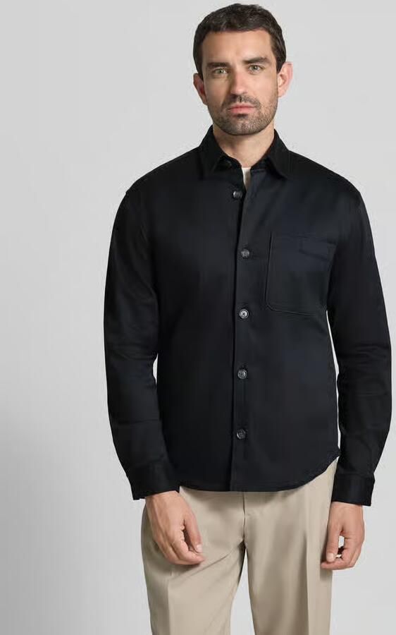 JOOP! COLLECTION Regular fit overhemdjack van puur katoen model '274Kinan' - Foto 3