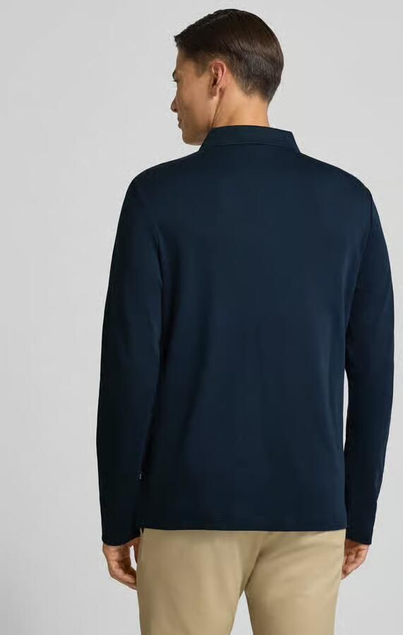 JOOP! Collection Regular fit poloshirt in design met lange mouwen model 'Pero'