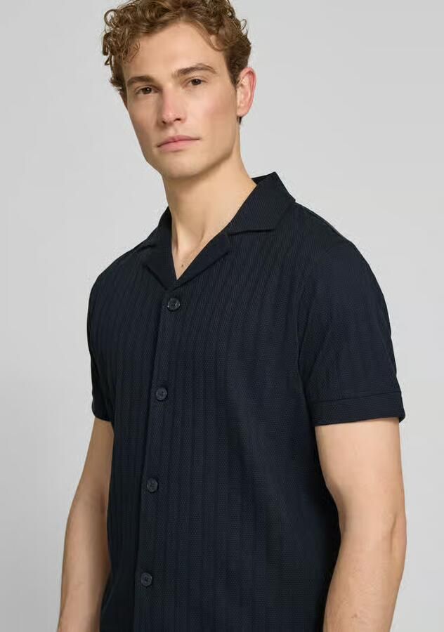 JOOP! COLLECTION regular fit poloshirt met doorlopende knoopsluiting