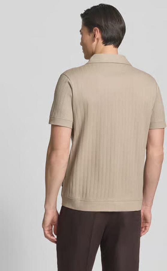 JOOP! COLLECTION regular fit poloshirt met doorlopende knoopsluiting