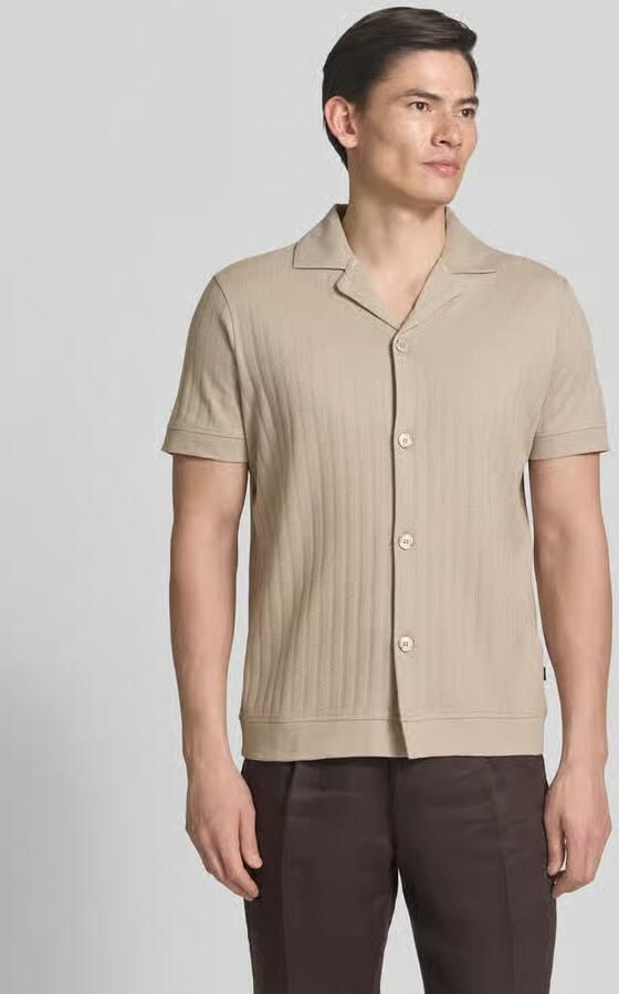 JOOP! COLLECTION regular fit poloshirt met doorlopende knoopsluiting - Foto 4