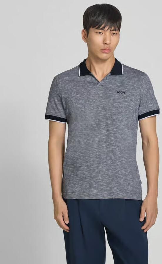 JOOP! COLLECTION regular fit poloshirt met labelstitching model 'Iwanito' - Foto 4