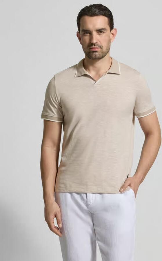JOOP! COLLECTION regular fit poloshirt met labelstitching model 'Iwanito' - Foto 4