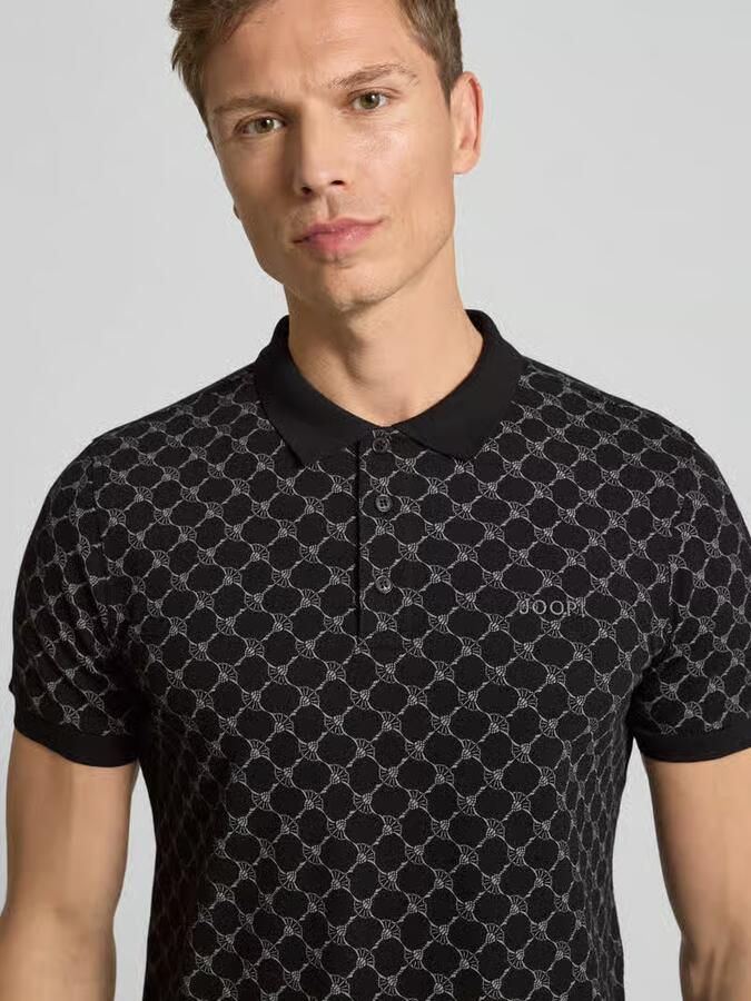 JOOP! COLLECTION Regular fit poloshirt met labelstitching model 'Paigam' - Foto 3