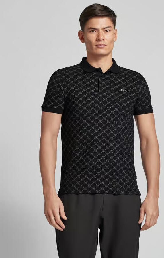 JOOP! COLLECTION Regular fit poloshirt met labelstitching model 'Paigam' - Foto 7
