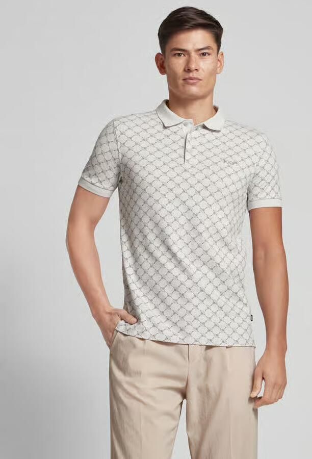 JOOP! COLLECTION Regular fit poloshirt met labelstitching model 'Paigam' - Foto 2