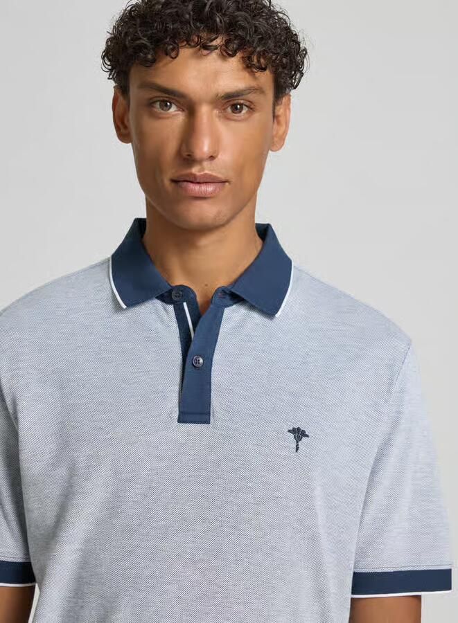 JOOP! COLLECTION regular fit poloshirt met labelstitching model 'Percyco'