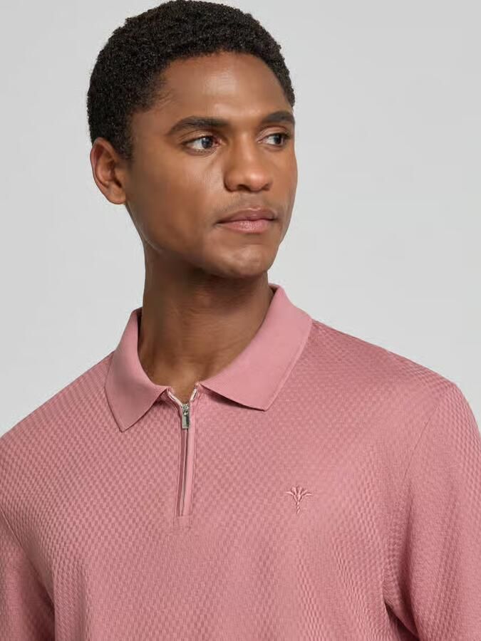 JOOP! COLLECTION regular fit poloshirt met structuurpatroon model 'Tibaris'