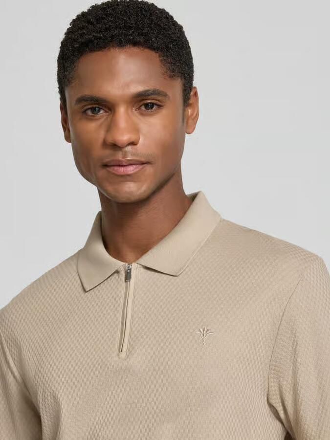 JOOP! COLLECTION regular fit poloshirt met structuurpatroon model 'Tibaris'