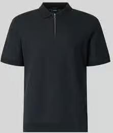 JOOP! COLLECTION regular fit poloshirt met structuurpatroon model 'Tibaris'