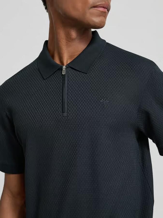 JOOP! COLLECTION regular fit poloshirt met structuurpatroon model 'Tibaris'