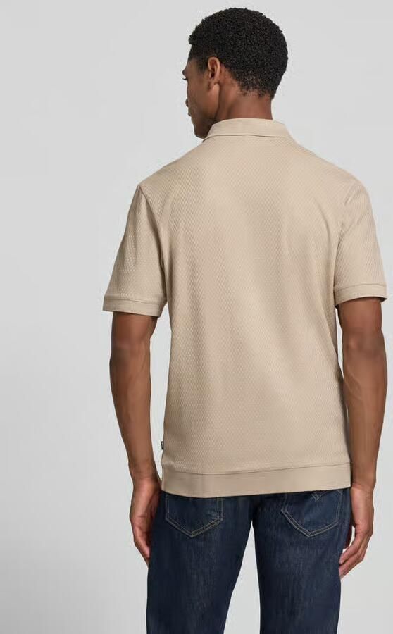 JOOP! COLLECTION regular fit poloshirt met structuurpatroon model 'Tibaris' - Foto 2