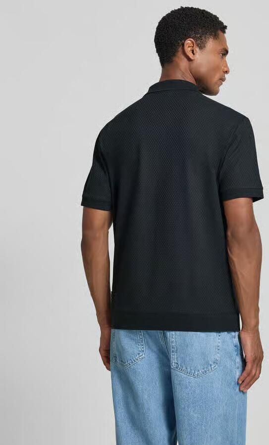 JOOP! COLLECTION regular fit poloshirt met structuurpatroon model 'Tibaris' - Foto 3
