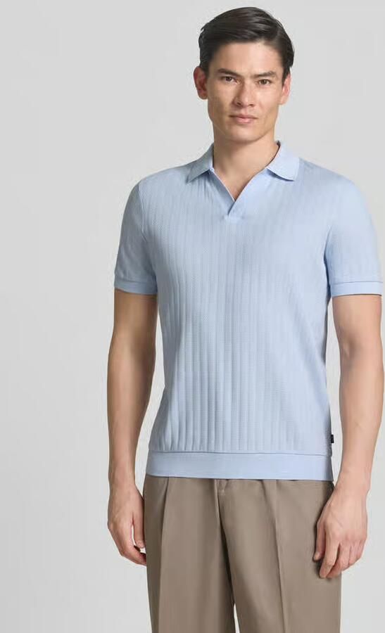 JOOP! COLLECTION regular fit poloshirt met V-hals model 'Baronito' - Foto 3