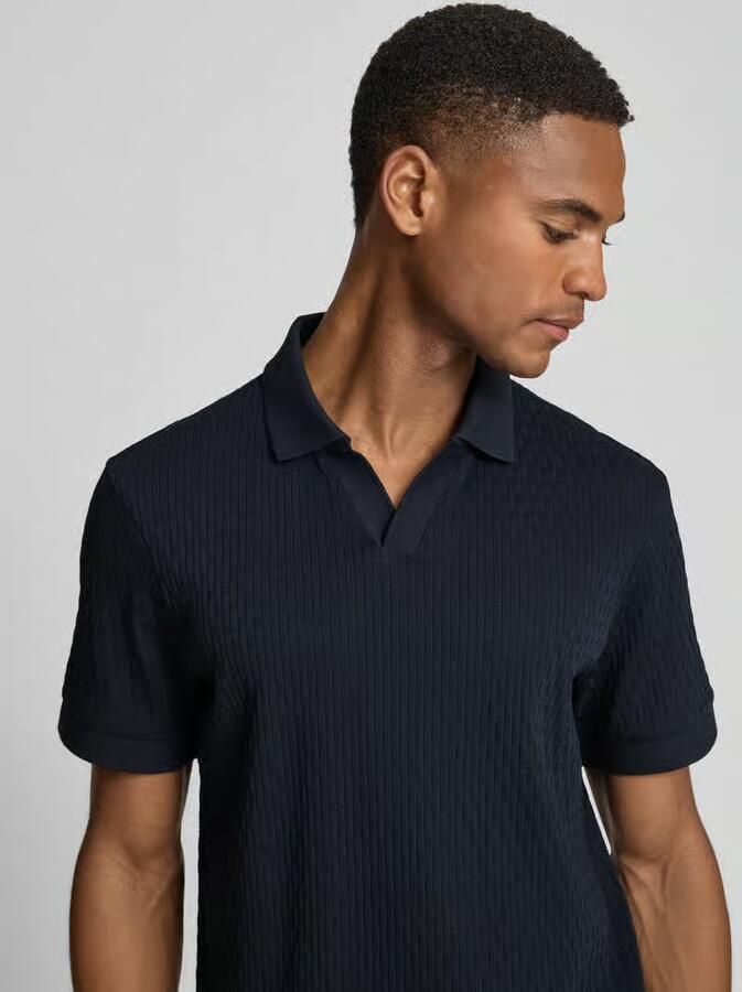 JOOP! COLLECTION regular fit poloshirt met V-hals model 'Rauljose'