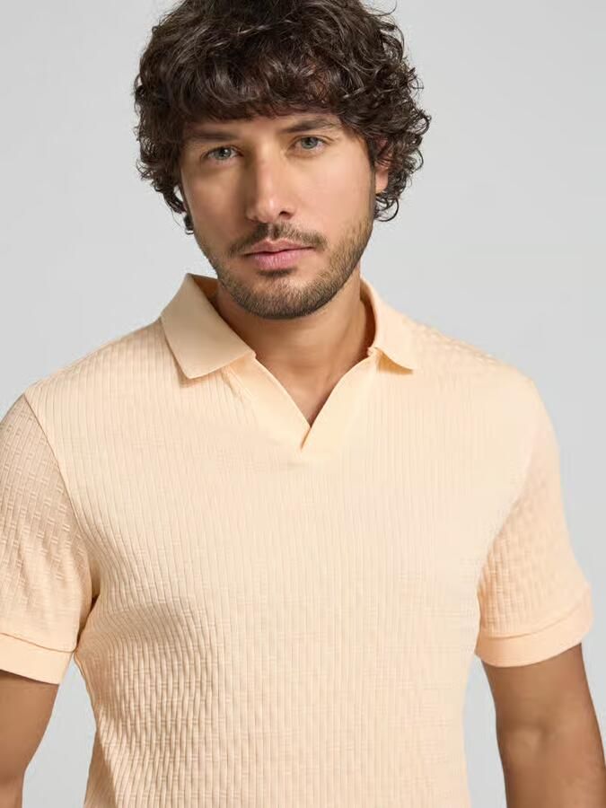 JOOP! COLLECTION regular fit poloshirt met V-hals model 'Rauljose'