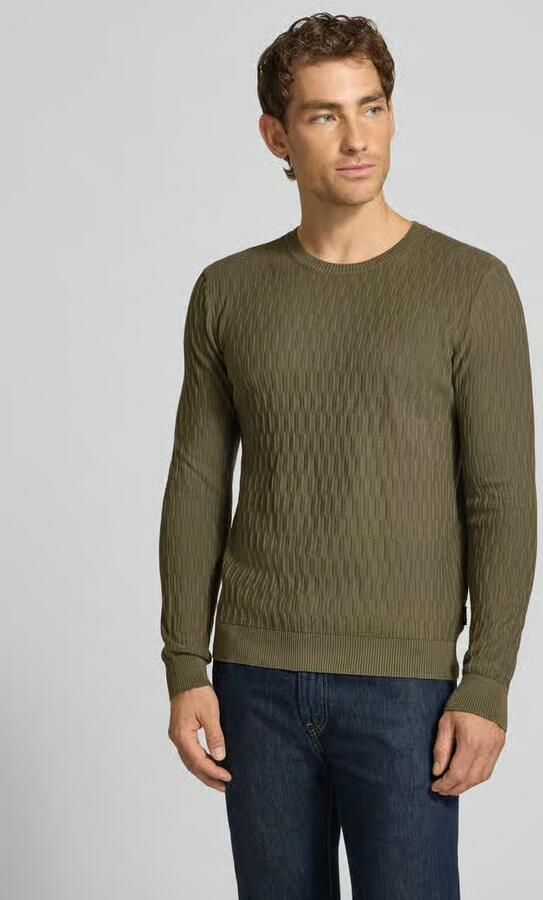 JOOP! COLLECTION Regular fit pullover van katoen model '10Dapher' - Foto 3