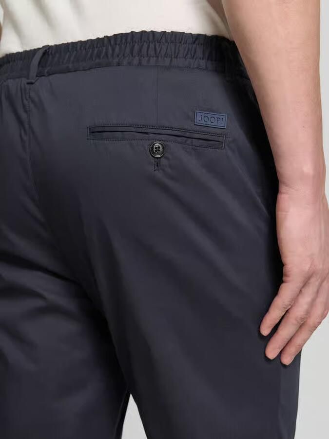 JOOP! COLLECTION regular fit stoffen broek met logodetail model 'Lester'