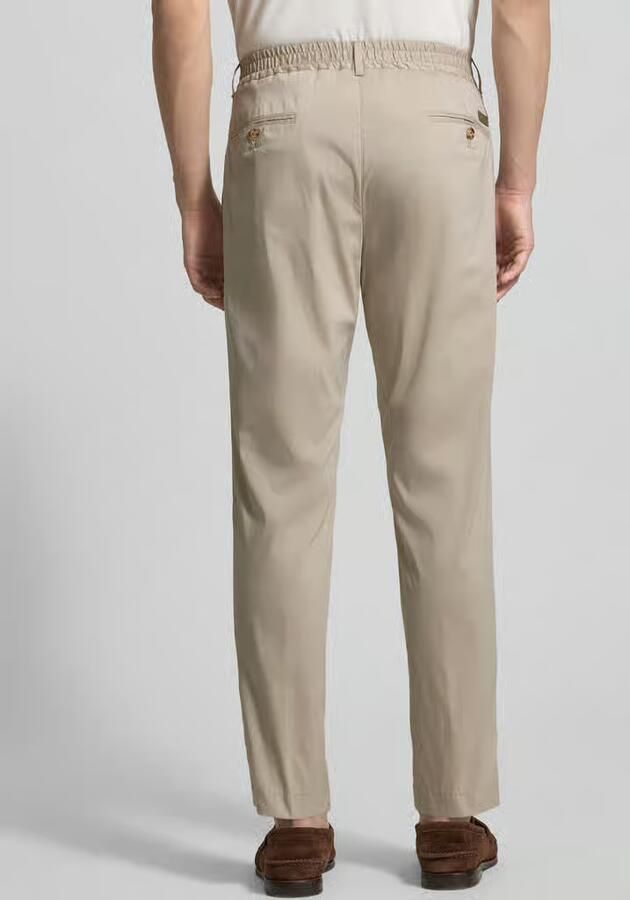 JOOP! COLLECTION regular fit stoffen broek met logodetail model 'Lester'
