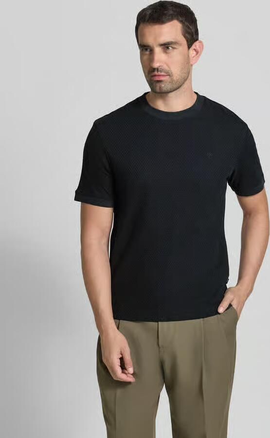 JOOP! COLLECTION regular fit T-shirt met structuurpatroon model 'Tangur' - Foto 2