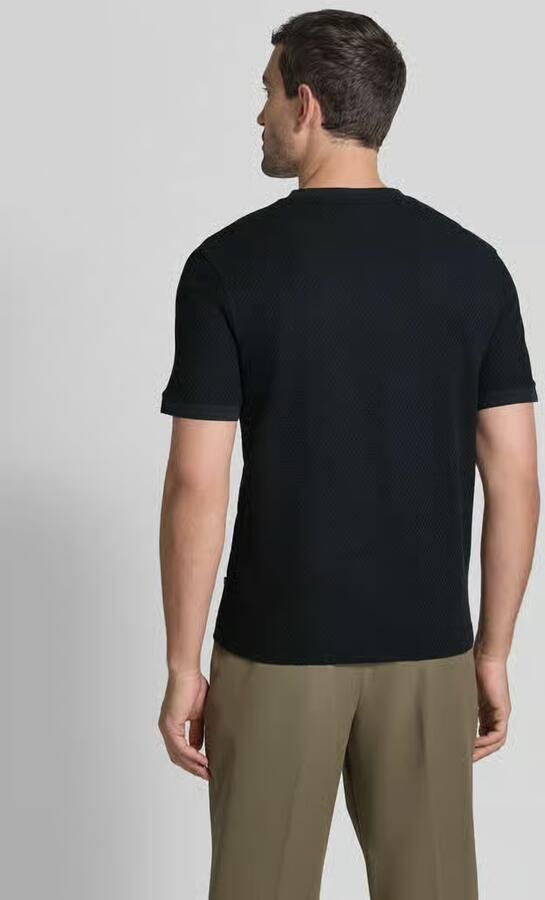 JOOP! COLLECTION regular fit T-shirt met structuurpatroon model 'Tangur' - Foto 3