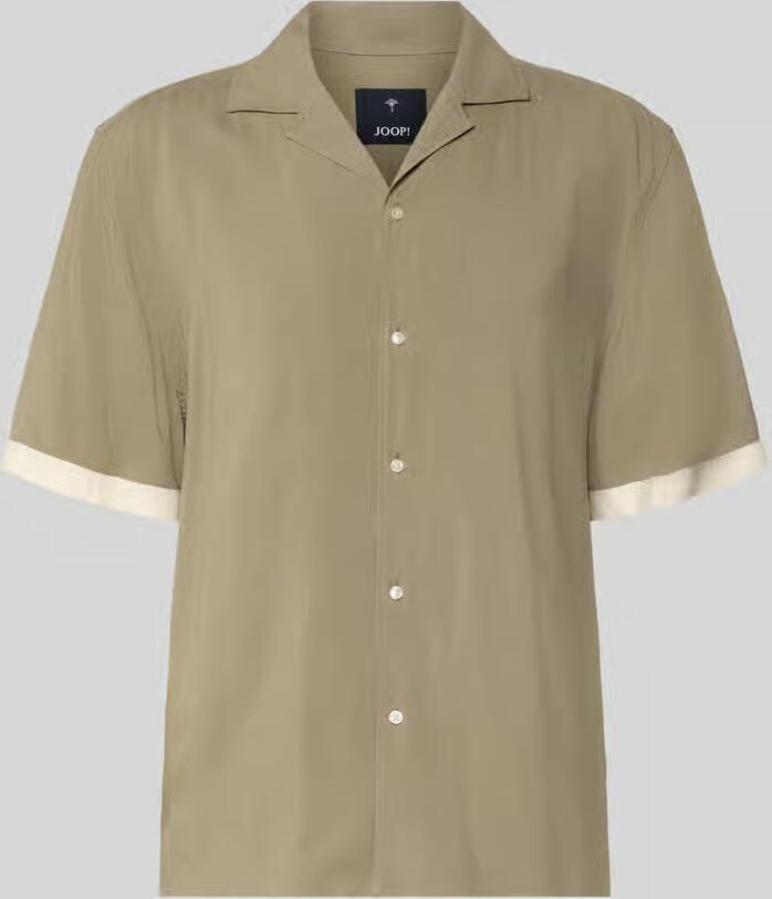 JOOP! COLLECTION relaxed fit vrijetijdsoverhemd van viscose met reverskraag - Foto 2