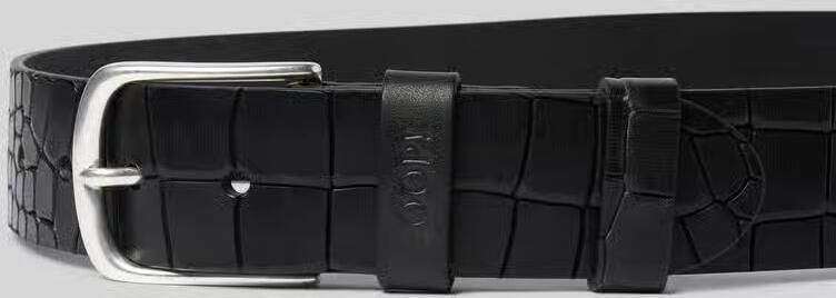 JOOP! COLLECTION Riem van echt leer met krokodillenlook