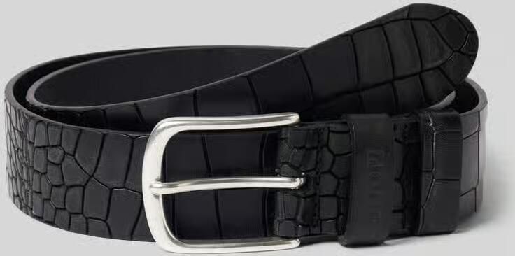 JOOP! COLLECTION Riem van echt leer met krokodillenlook - Foto 2