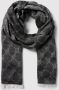 JOOP! Collection Sjaal van viscosemix met labeldetail model 'Ferdis' - Thumbnail 1