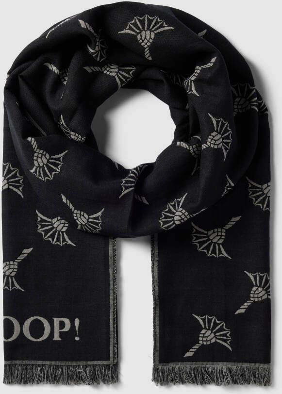 JOOP! Collection Sjaal met labeldetails model 'Feris'