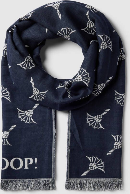 JOOP! Collection Sjaal met labeldetails model 'Feris'