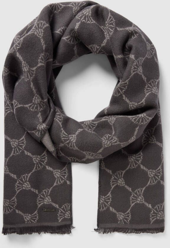 JOOP! Collection Sjaal van viscose met all-over motief model 'Felix'