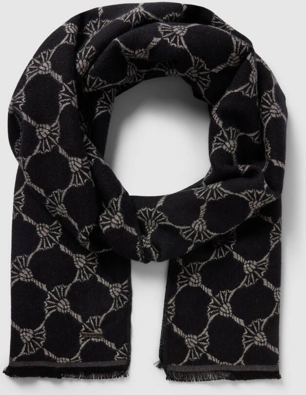 JOOP! Collection Sjaal van viscose met all-over motief model 'Felix'
