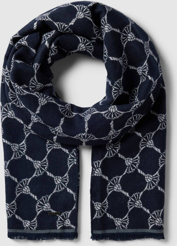 JOOP! Collection Sjaal van viscose met all-over motief model 'Felix'