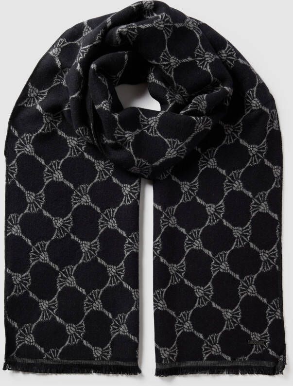 JOOP! Collection Sjaal van viscose met all-over motief model 'Felix'