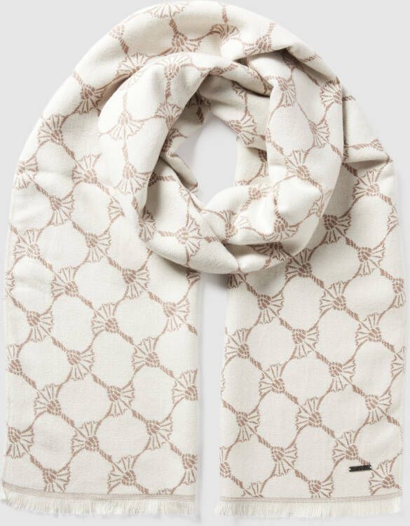 JOOP! Collection Sjaal van viscose met all-over motief model 'Felix'