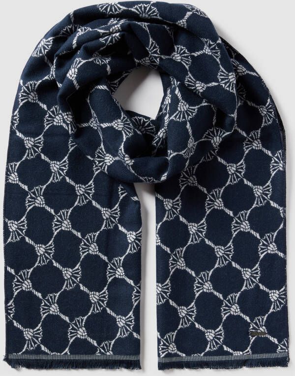 JOOP! Collection Sjaal van viscose met all-over motief model 'Felix'